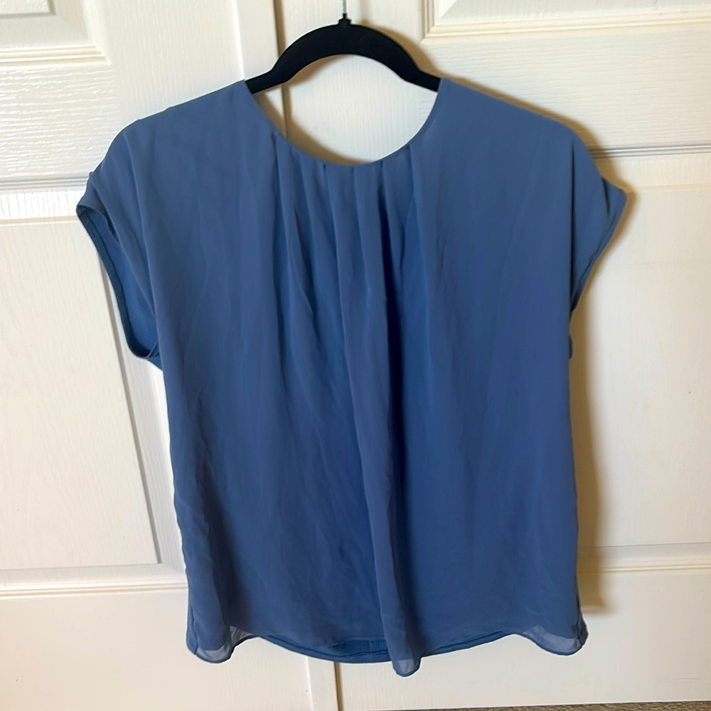 Ann Taylor Soft Blue Blouse
